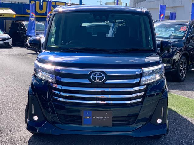 ルーミー カスタムＧ　９型ナビ・全方位カメラ・前後ソナー・ＨＤＭＩ・ＴＶ・ＤＶＤ・ブルートゥス・ＥＴＣ・ドラレコ（前後カメラ）ワンオーナー・全車速追従機能付・衝突回避支援ブレーキ・フルＬＥＤライト＋デイライト＋フォグランプ（2枚目）