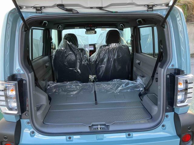 後ろのシート倒したシートアレンジ