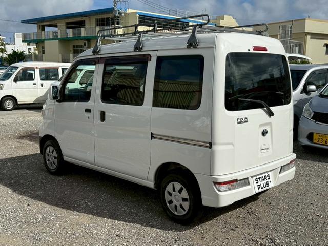 ピクシスバン クルーズ　ＳＡＩＩＩ　本土車両　イクリプスナビ　テレビ　Ｂｌｕｅｔｏｏｔｈ　ＥＴＣ　希少５速マニュアル　キーレス　ルーフキャリア（13枚目）