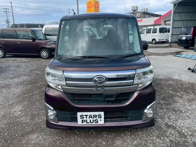 タント カスタムX SA 本土車両 左側パワースライドドア プッシュスタート スマートキー 電動格納ミラー 純正アルミホイール(8枚目)