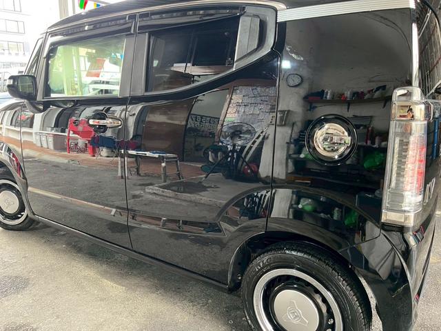 N-BOXスラッシュ G・Lインテリアカラーパッケージ レザーシート ナビ テレビ バックカメラ スマートキー プッシュスタート オートエアコン 電動格納ミラー ETC 本土中古車(11枚目)