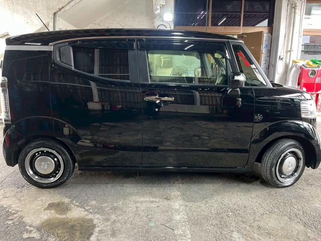 N-BOXスラッシュ G・Lインテリアカラーパッケージ レザーシート ナビ テレビ バックカメラ スマートキー プッシュスタート オートエアコン 電動格納ミラー ETC 本土中古車(15枚目)