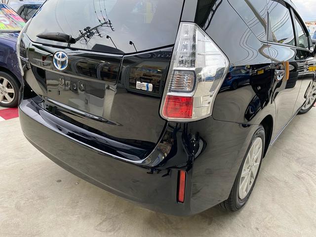 プリウスアルファ Ｓ　チューン　ブラック　スマートキー　プッシュスタート　７人乗　シートカバー　フォグライト　オートライト　フルセグナビ　ＴＶ　Ｂｌｕｅｔｏｏｔｈ　バックカメラ　ビルドインＥＴＣ　ステアリングスイッチ　本土仕入れ　２４ヶ月保証（17枚目）