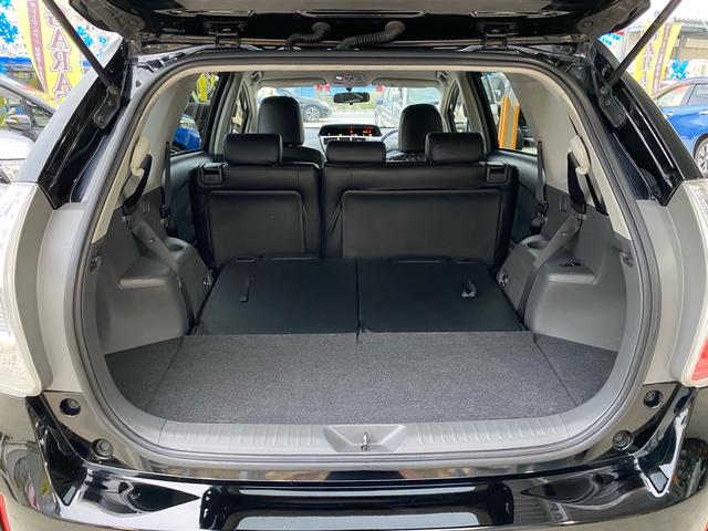 プリウスアルファ Ｓ　チューン　ブラック　スマートキー　プッシュスタート　７人乗　シートカバー　フォグライト　オートライト　フルセグナビ　ＴＶ　Ｂｌｕｅｔｏｏｔｈ　バックカメラ　ビルドインＥＴＣ　ステアリングスイッチ　本土仕入れ　２４ヶ月保証（34枚目）