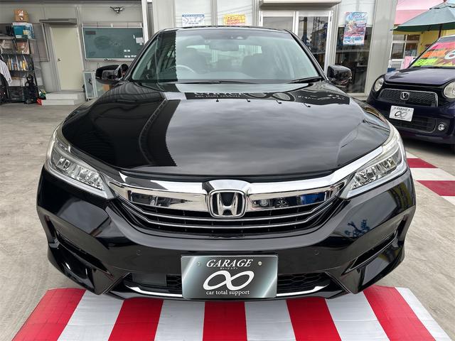 アコードハイブリッド ＥＸ　ホンダセンシング　パワーシート　ハーフレザーシート　クリアランスソナー　ステアリングスイッチ　ナビ　ＴＶ　Ｂｌｕｅｔｏｏｔｈ　バックカメラ　ビルドインＥＴＣ　ドラレコ前後　本土仕入れ　２４ヶ月保証付き（2枚目）