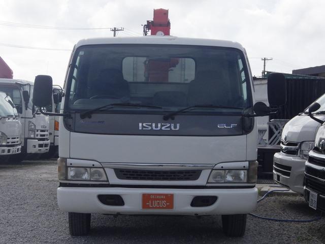 ４段ユニック　積載３．５５ｔ　軽油　ＭＴ　内地中古　荷台寸法長さ４０３ｃｍ幅１９３ｃｍ高さ５０ｃｍ　ＰＳ　ＰＷ　ＡＣ　ラジコン　フックイン　２．９ｔ吊　ワイド　アルミブロック(2枚目)