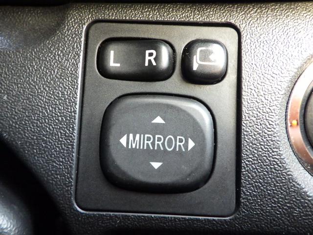 ミラーの開閉と調整ができます。