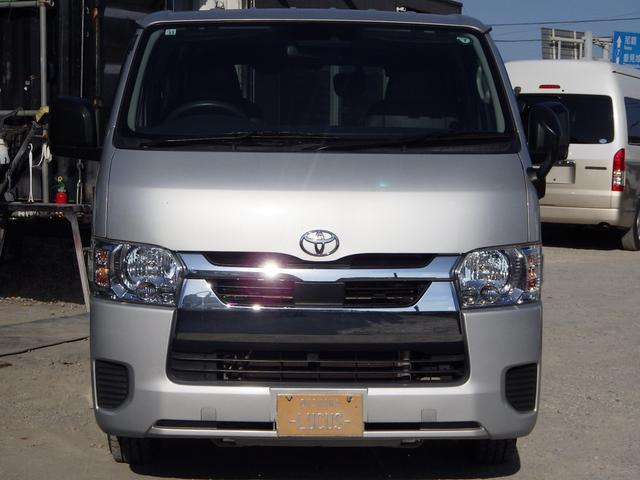 ハイエースバン ロングＤＸ　ＧＬパッケージ　積載１．１５ｔ　軽油　インパネＡＴ　内地中古　ＰＳ　ＰＷ　ＡＣ　９人乗　トヨタセーフティーセンス　ＬＥＤヘッドランプ　バックカメラ　ＥＴＣ　リヤクーラー・ヒーター（2枚目）