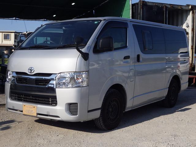 ハイエースバン ロングＤＸ　ＧＬパッケージ　積載１．１５ｔ　軽油　インパネＡＴ　内地中古　ＰＳ　ＰＷ　ＡＣ　９人乗　トヨタセーフティーセンス　ＬＥＤヘッドランプ　バックカメラ　ＥＴＣ　リヤクーラー・ヒーター（3枚目）
