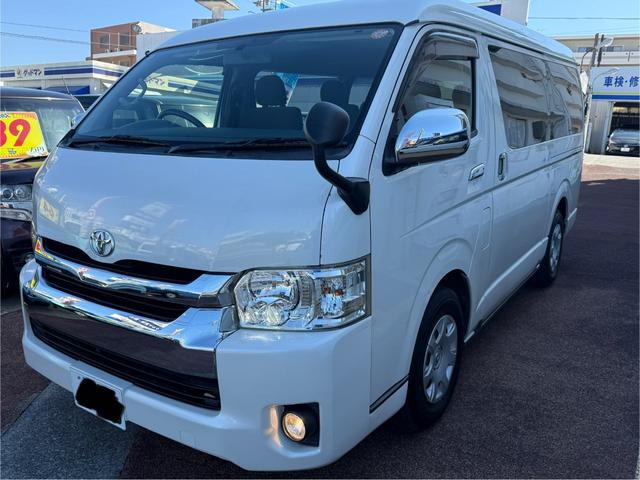 ハイエースワゴン ＧＬ　１０人乗り・左側パワースライドドア・電動格納ミラー・プッシュスタート・スマートキー・ワンセグＴＶ・Ｂｌｕｅｔｏｏｔｈ・ＤＶＤ・ＣＤ・リアクーラー・ＥＴＣ・ＬＥＤヘットライト・フォグランプ・バックカメラ（4枚目）