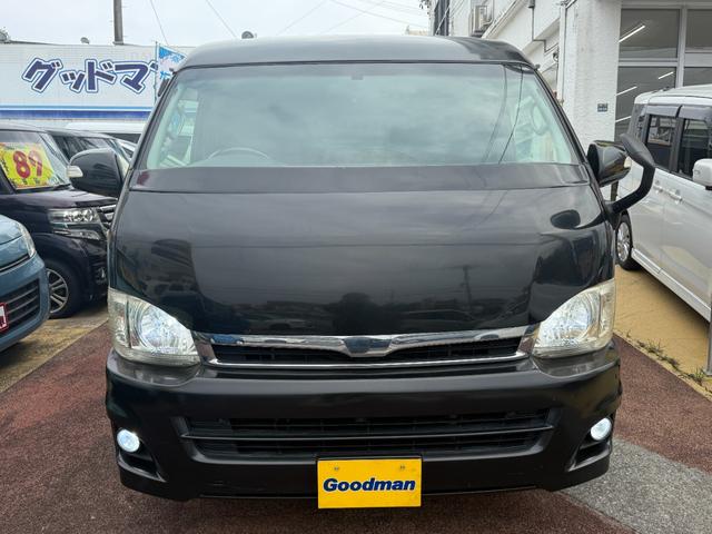 ハイエースバン ロングワイドスーパーＧＬ　・Ｂｌｕｅｔｏｏｔｈオーディオ・フルセグＴＶ・バックカメラ・ＥＴＣ・コーナーセンサー・社外ナビ・社外テールレンズ・社外アルミホイール・社外ボンネット・リアクーラー・両側スライドドア・社外ステアリング（4枚目）