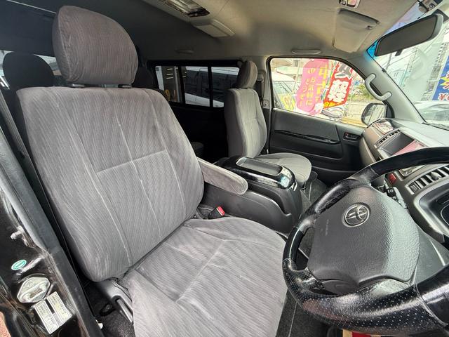 ハイエースバン ロングワイドスーパーＧＬ　・Ｂｌｕｅｔｏｏｔｈオーディオ・フルセグＴＶ・バックカメラ・ＥＴＣ・コーナーセンサー・社外ナビ・社外テールレンズ・社外アルミホイール・社外ボンネット・リアクーラー・両側スライドドア・社外ステアリング（10枚目）