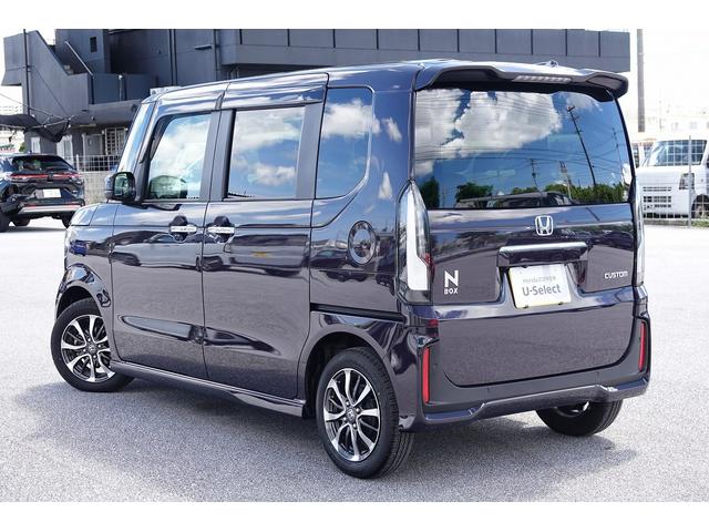 N-BOXカスタム ベースグレード 純正ナビ ドラレコ前 スマートキー、ETC、アルミホイール、リアカメラ、カーナビ、TV、フロアマット、リアシートスライド、あんしんパッケージ 防錆済 W電動ドア USB接続 Dレコ オートエアコン(9枚目)