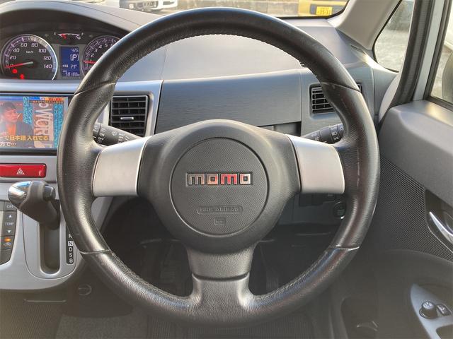 カスタム RS ★早い者勝ち特選車★ MOMOステアリング ETC ナビ DVD TV 純正14インチアルミホイール 車検整備 24ヶ月保証(11枚目)