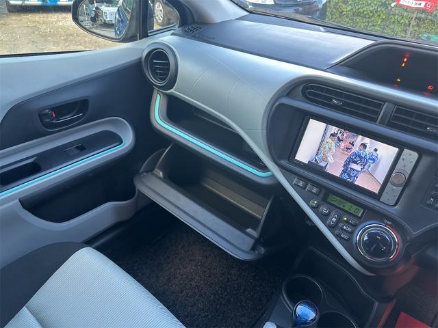 アクア Ｓ　内地仕入車両　純正ナビフルセグＴＶ　　Ｂｌｕｅｔｏｏｔｈ　ＣＤ　ＤＶＤ再生可　ＥＴＣ　ヘッドライトコーティング（24枚目）