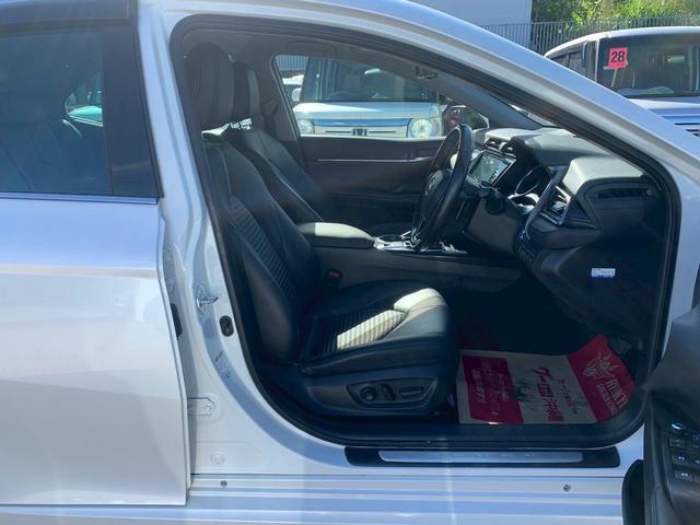 カムリ ＷＳ　本土車両　二年保証　純正ナビ　フルセグＴＶ　Ｂｌｕｅｔｏｏｔｈ　ステアリングスイッチ　バックカメラ　前後ドライブレコーダー　パワーシート　スマートキー二個（24枚目）