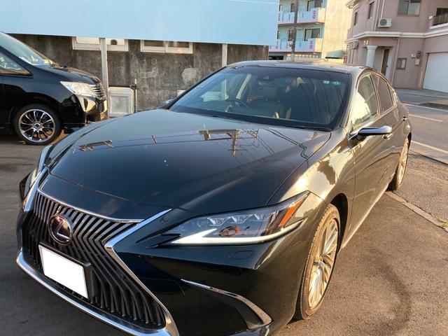 ES300h バージョンL ハイブリッド 本革パワーメモリーシート サンルーフ Lexus Safety System + デジタルアウターミラー ブレードスキャン・アダプティブハイビームシステム(9枚目)