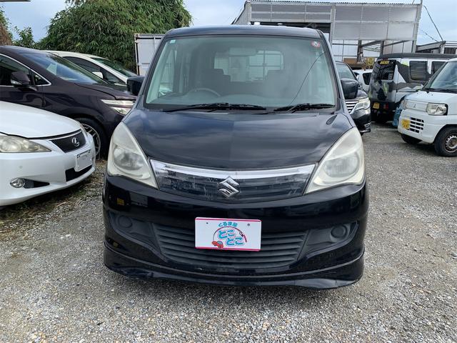 ソリオ Ｘ　２年保証　スマートキー２個　左側パワースライドドア　５人乗り　車検残りあり　ワンセグＴＶ　純正アルミホイール　純正フルエアロ　オートエアコン　社外シートカバー　プッシュスタート（2枚目）