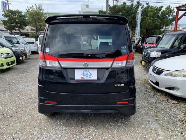 ソリオ Ｘ　２年保証　スマートキー２個　左側パワースライドドア　５人乗り　車検残りあり　ワンセグＴＶ　純正アルミホイール　純正フルエアロ　オートエアコン　社外シートカバー　プッシュスタート（4枚目）