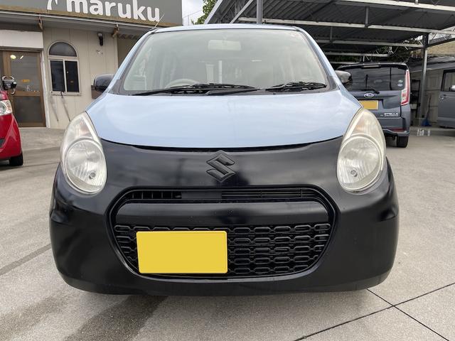 アルト F ・黒.水色ツートンカラー・フラットシート・純正オーディオ・CD・キーレスエントリー(3枚目)