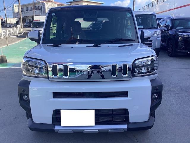 タフト Ｇ　クロムベンチャー　電動パーキングブレーキ・ＣＤ／ＤＶＤプレイヤー・ＥＴＣ・ステアリングスイッチ・運転席、助手席シートヒーター・オートエアコン・プッシュスタート・ブレーキホールド・ＬＥＤヘッドライト・純正アルミ・ＣＶＴ