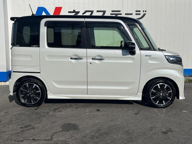 スペーシアカスタム ハイブリッドXSターボ 1年保証付 両側電動ドア 純正SDナビ 全周囲カメラ 衝突被害軽減システム 禁煙車 シートヒーター コーナーセンサー スマートキー LEDヘッド ビルトインETC クルコン 車線逸脱警報(68枚目)