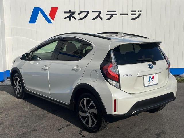アクア クロスオーバー　１年保証付　バックカメラ　衝突被害軽減システム　禁煙車　ハーフレザーシート　ドラレコ　スマートキー　ＬＥＤヘッド　ビルトインＥＴＣ　クルコン　純正１６インチアルミ　車線逸脱警報　オートライト（32枚目）