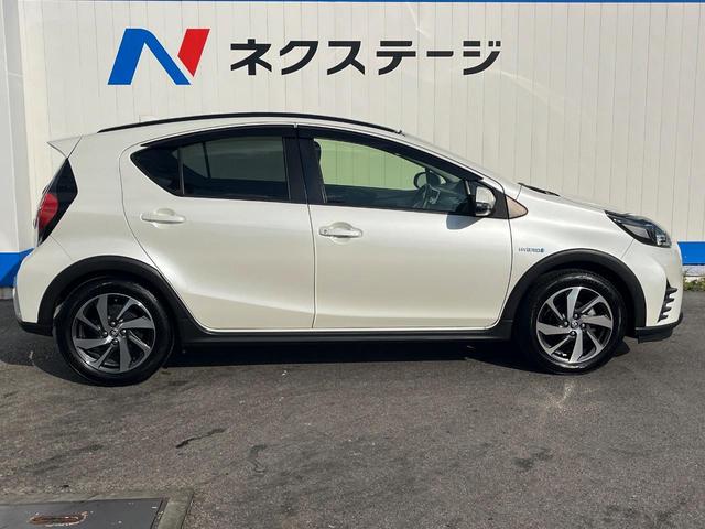 アクア クロスオーバー　１年保証付　バックカメラ　衝突被害軽減システム　禁煙車　ハーフレザーシート　ドラレコ　スマートキー　ＬＥＤヘッド　ビルトインＥＴＣ　クルコン　純正１６インチアルミ　車線逸脱警報　オートライト（33枚目）