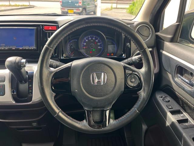 Ｎ－ＷＧＮカスタム Ｇ・Ａパッケージ　１年保証付　衝突被害軽減システム　禁煙車　スマートキー　ＨＩＤヘッド　クルコン　純正１４インチアルミ　オートライト　オートエアコン　Ｂｌｕｅｔｏｏｔｈ　ＣＤ　ＤＶＤ再生　フルセグ（12枚目）