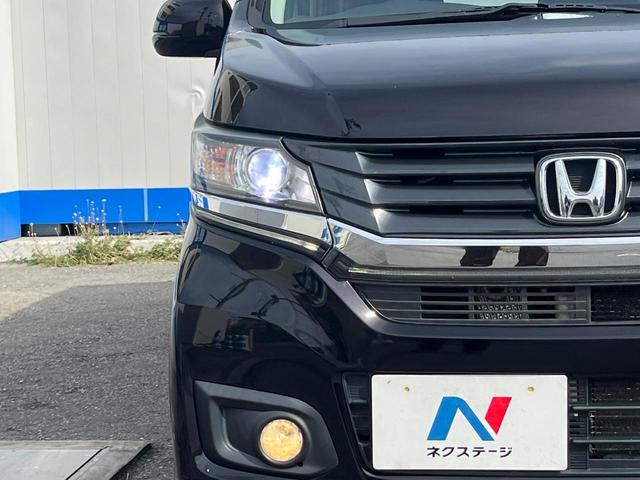 Ｎ－ＷＧＮカスタム Ｇ・Ａパッケージ　１年保証付　衝突被害軽減システム　禁煙車　スマートキー　ＨＩＤヘッド　クルコン　純正１４インチアルミ　オートライト　オートエアコン　Ｂｌｕｅｔｏｏｔｈ　ＣＤ　ＤＶＤ再生　フルセグ（13枚目）