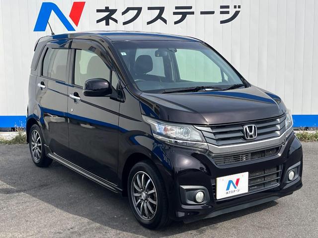 Ｎ－ＷＧＮカスタム Ｇ・Ａパッケージ　１年保証付　衝突被害軽減システム　禁煙車　スマートキー　ＨＩＤヘッド　クルコン　純正１４インチアルミ　オートライト　オートエアコン　Ｂｌｕｅｔｏｏｔｈ　ＣＤ　ＤＶＤ再生　フルセグ（17枚目）