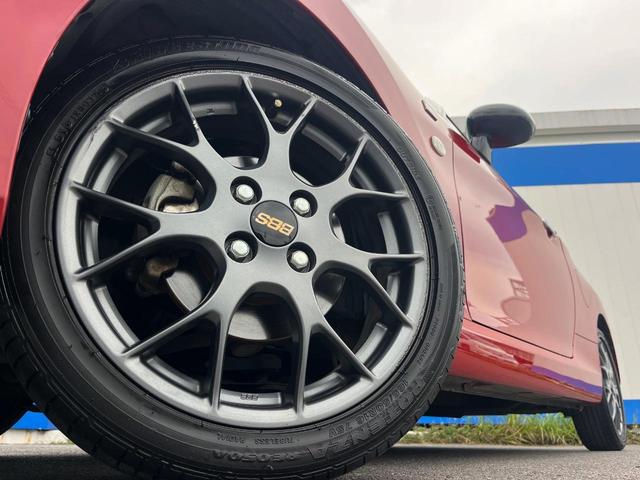 【ＢＢＳ製アルミホイール】大人気メーカーのホイールを装備♪軽量・高硬度のアルミホイールは、ハンドリング・加速など、走りの質を向上してくれます♪