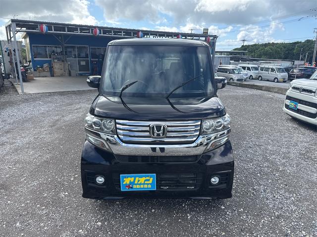 Ｎ－ＢＯＸカスタム Ｇ・Ｌパッケージ　一年保証　スマートキー２個　プッシュスタート　左側パワースライドドア　アイドリングストップ　ワンセグＴＶ　バックカメラ　純正アルミ　Ｂｌｕｅｔｏｏｔｈ　エンジンオイル・バッテリー・ワイパーゴム新品