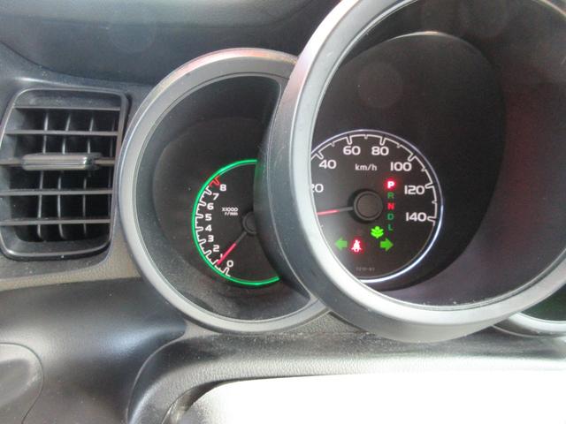 ←左　メーターはタコメーターエンジン回転数