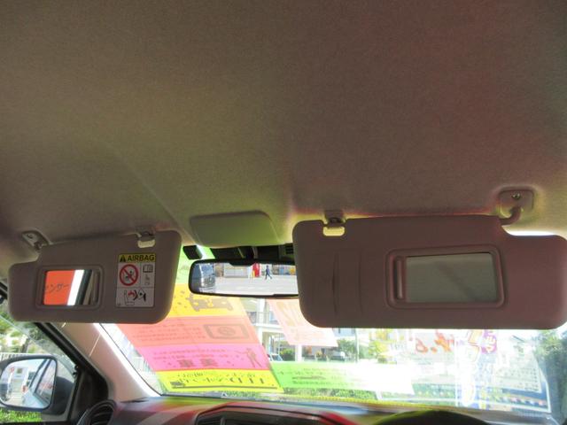 サンバイザー＆バニティミラー＆照明付き