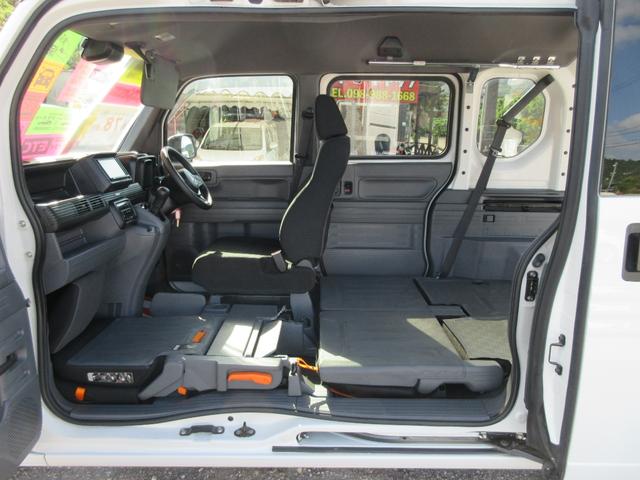 左センターピラーレスドアＯＰＥＮ！フルフラット荷室モード！