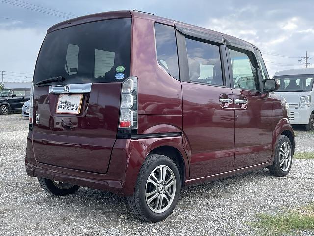 N-BOX G SSパッケージ 自社 ローン スマートキー ナビ バックモニター ETC Bluetooth 両側電動スライドドア 赤 レッド 衝突安全ボディ 盗難防止システム(9枚目)