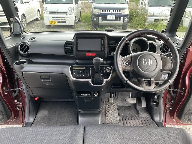 N-BOX G SSパッケージ 自社 ローン スマートキー ナビ バックモニター ETC Bluetooth 両側電動スライドドア 赤 レッド 衝突安全ボディ 盗難防止システム(13枚目)