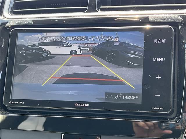 バックカメラ装備で駐車時も安心ですね。
