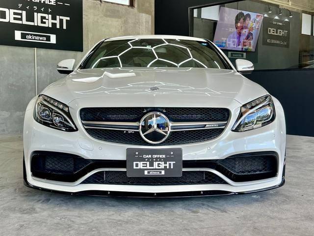 Ｃクラス Ｃ６３　Ｓクーペ　オプションカラーダイヤモンドホワイト　右ハンドル　１９インチＷＯＲＫホイール　エアーサスペンション　ＡＭＧスポーツシート　ＡＭＧパフォーマンスエグゾーストシステム　コーナーセンサー　ＬＥＤヘッドライト（2枚目）