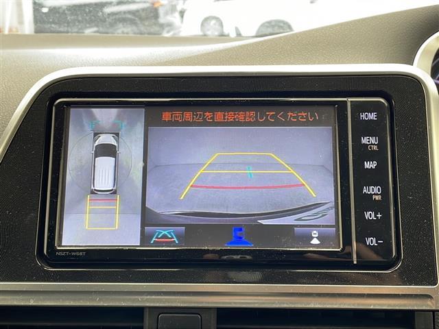 【　全方位カメラ　】上から見下ろしたように駐車が可能です。安心して縦列駐車も可能です♪