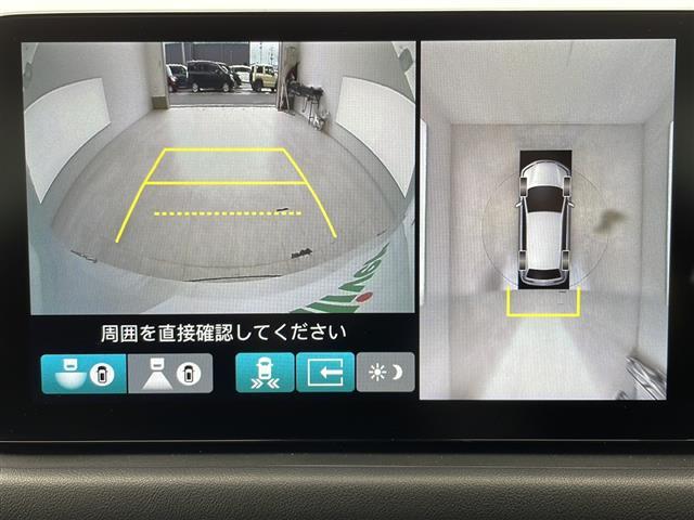 【　全方位カメラ　】上から見下ろしたように駐車が可能です。安心して縦列駐車も可能です♪