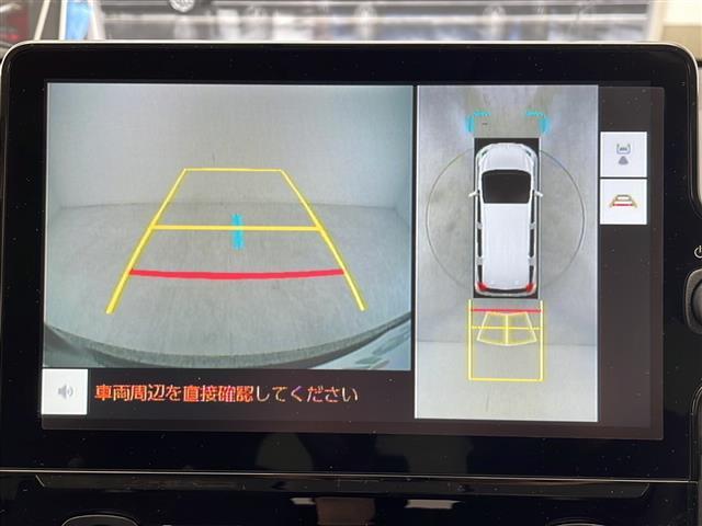 【　全方位カメラ　】上から見下ろしたように駐車が可能です。安心して縦列駐車も可能です♪