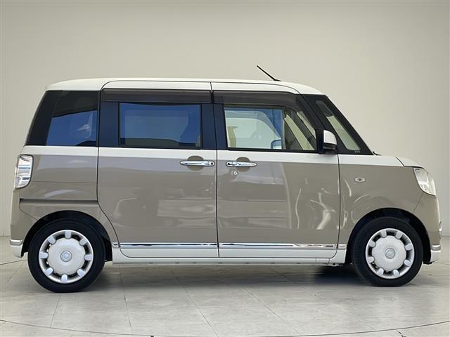 ムーヴキャンバス Xメイクアップリミテッド SAIII 社外ナビ TV Bluetooth CD/DVD パノラマモニター 両側パワースライドドア プッシュスタート スマートキー ステアリングスイッチ 電格ミラー オートライト オートマチックハイビーム(34枚目)