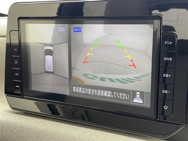 【　全方位カメラ　】上から見下ろしたように駐車が可能です。安心して縦列駐車も可能です。