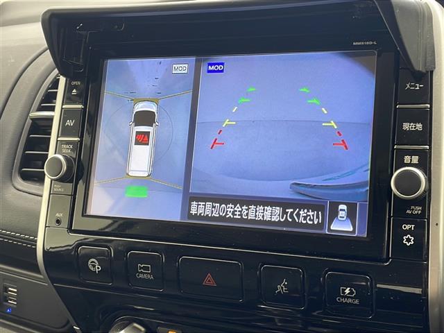 【　全方位カメラ　】上から見下ろしたように駐車が可能です。安心して縦列駐車も可能です♪