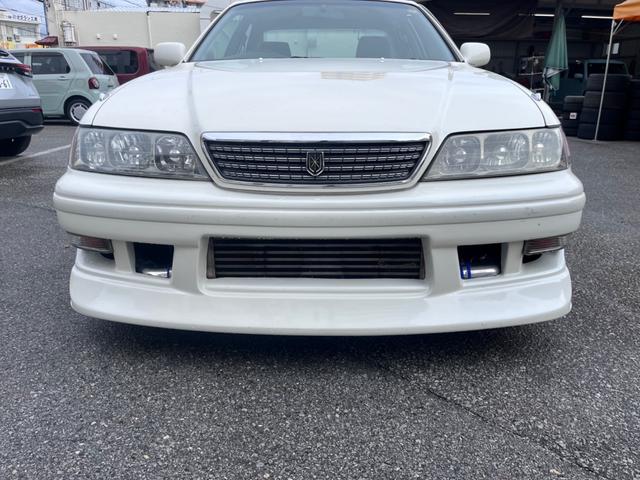 マークII 　ツアラーｖ仕様１ｊｚ－ｇｔｅｖｖｔｉターボエンジンミッションＲ１５４載せ替え前置きインタークーラーアルミラジエーターエアクリーナー社外マフラーローダウンエアロ２０インチアルミパワーシート（4枚目）