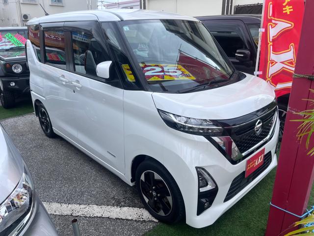 ルークス ハイウェイスター　Ｘ　ナビＴＶＢＴＤＶＤ全方位バックカメラスマートキープッシュスタートアイドリングストップクリアランスソナー左パワースライドドアドアミラーウィンカー純正アルミホイールＬＥＤヘッドライト（2枚目）