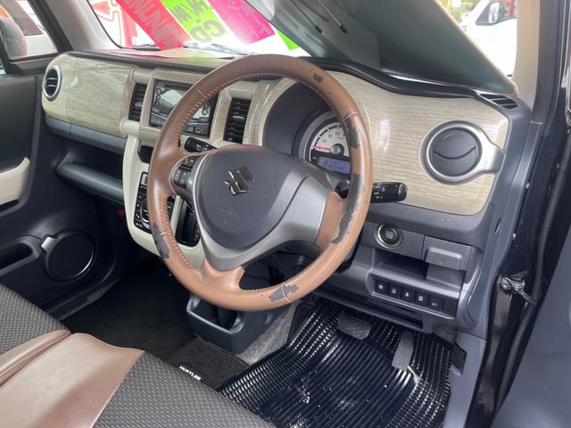 ハスラー ワンダラー　純正オーディオＣＤラジオＢｌｕｅｔｏｏｔｈレーダーブレーキサポートハーフレザーシートステアリングリモコンアイドリングストップスマートキープッシュスタート前席シートヒーター（9枚目）