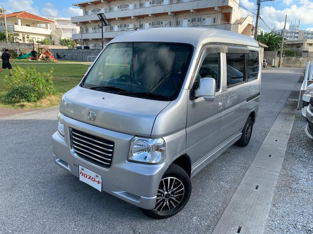 バモスホビオ Ｌ　本土仕入れ車両　後期モデル　ハイルーフ　社外アルミホイール（3枚目）